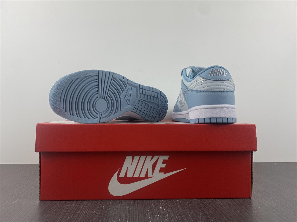 nike dunk low clear blue swh dh9765-401