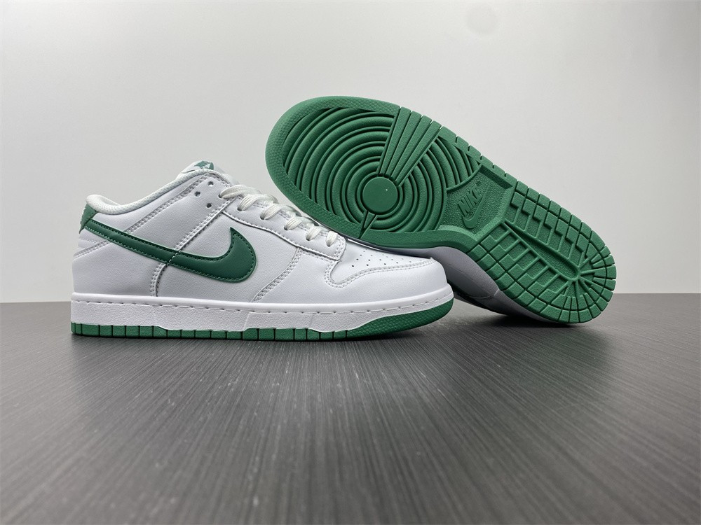 nike dunk low white green noise(w) dd1503-112