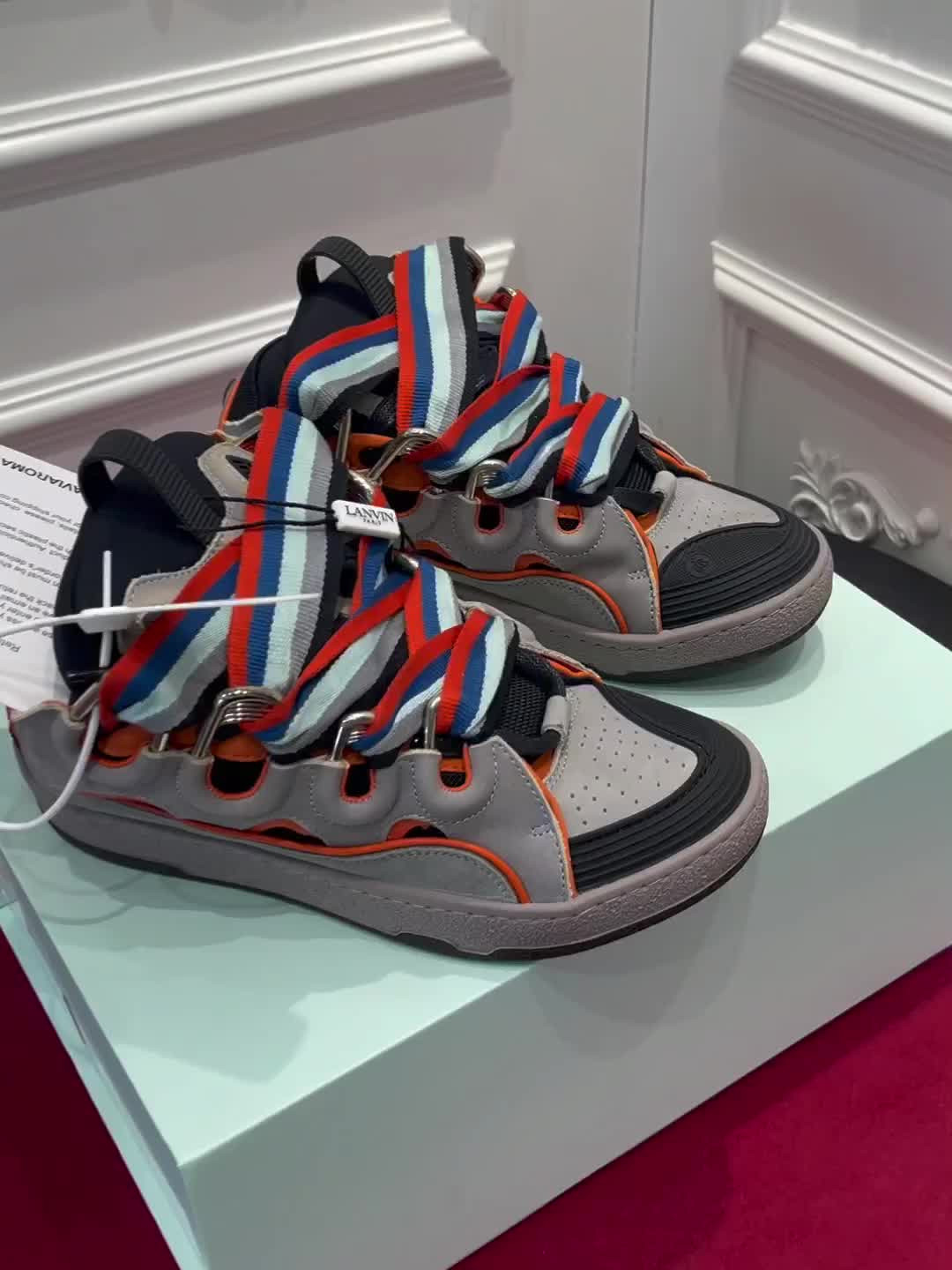 lanvin curb sneaker