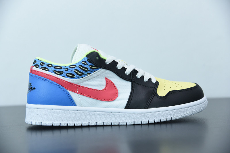 air jordan 1 low gs ‘funky patterns’ dh5927-006