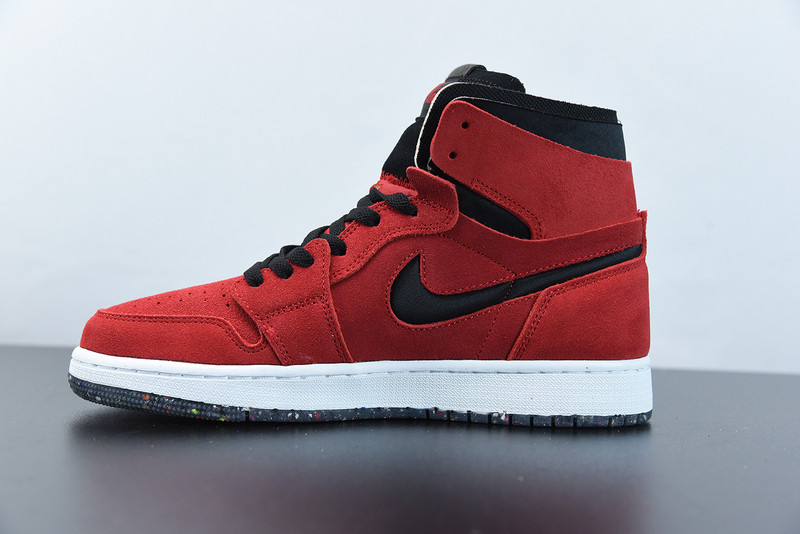 air jordan 1 high zoom air cmft red suede ct0978-600