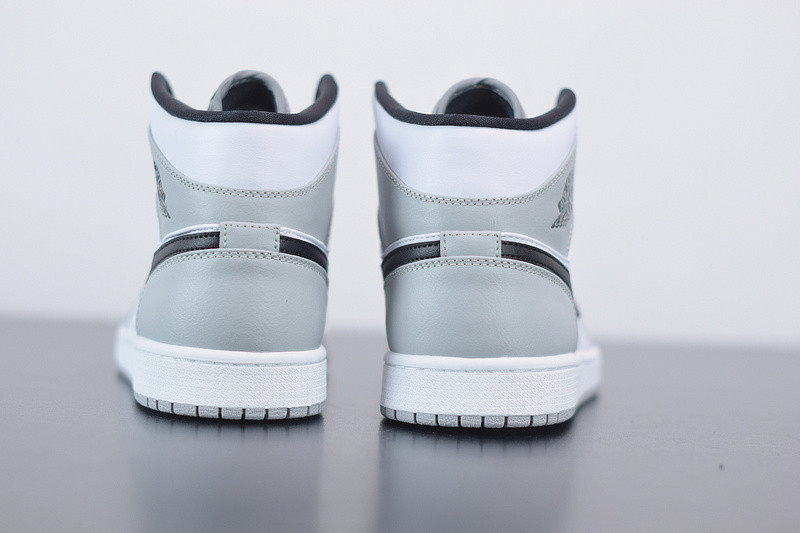 air jordan 1 mid "light smoke grey" 554724-092
