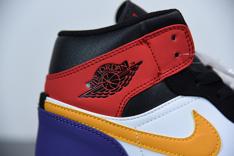 air jordan 1 mid "multi-color" 554724-125