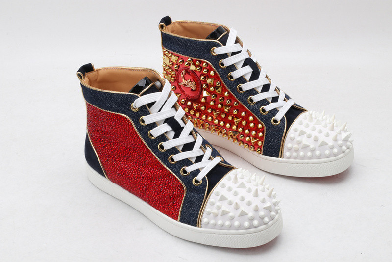 chian louin high top sneaker