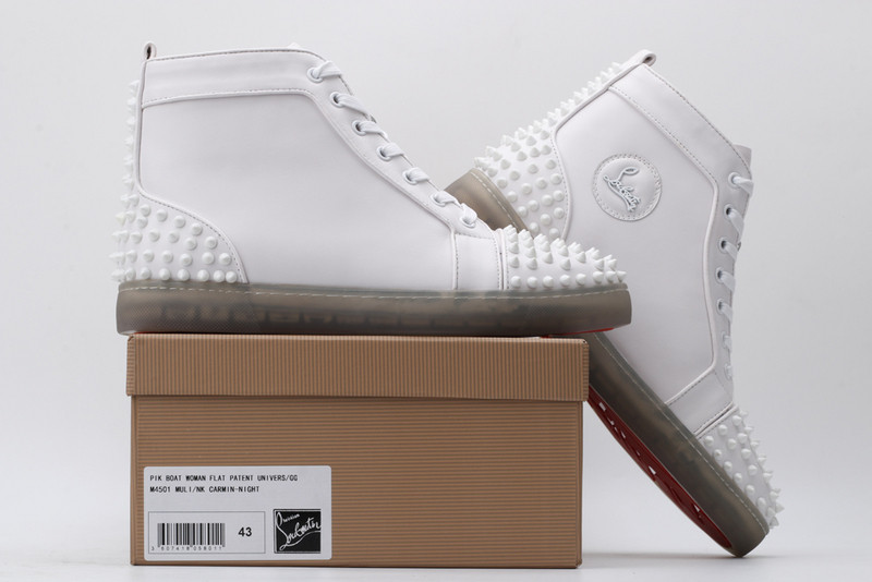 chian louin high top sneaker