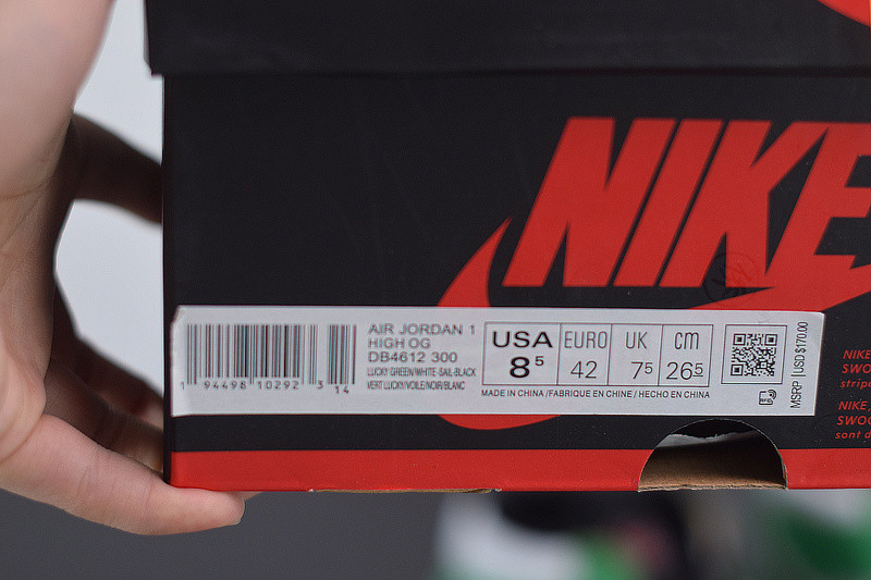 air jordan 1 wmns lucky green db4612-300