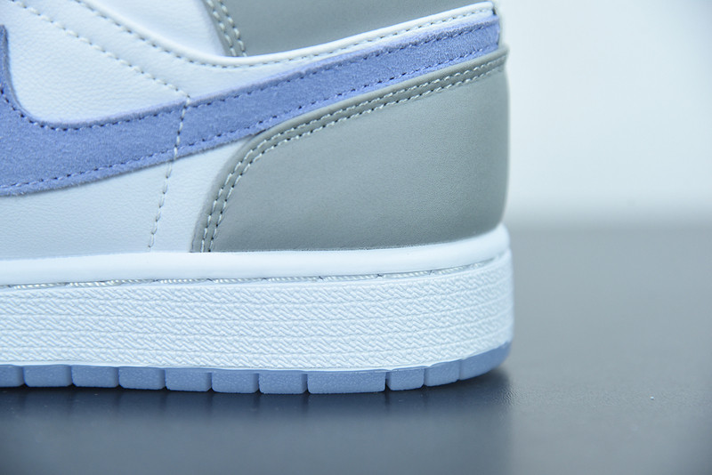 air jordan 1 mid grey blue bq6472-105