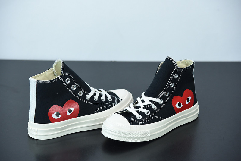 cdg play x converse
