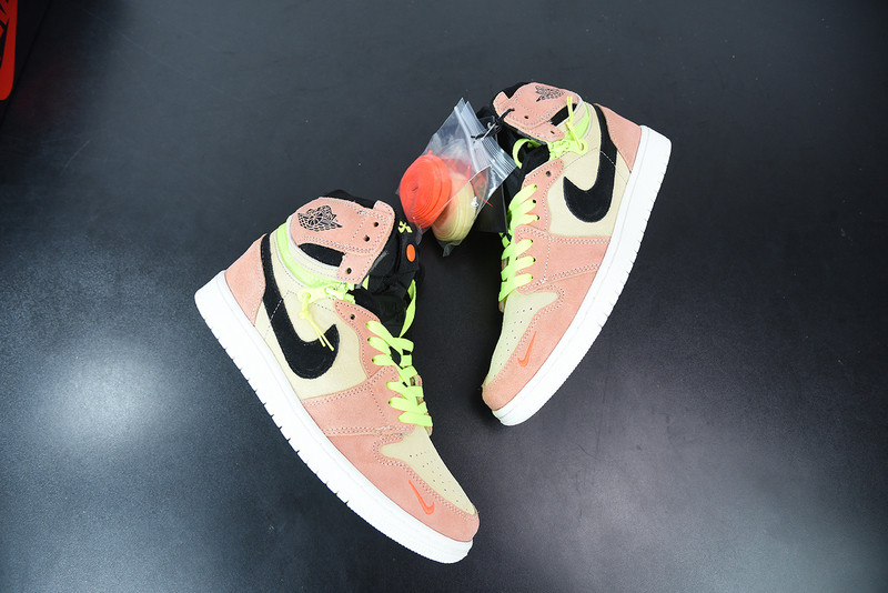 air jordan 1 high switch peach cw6576-800