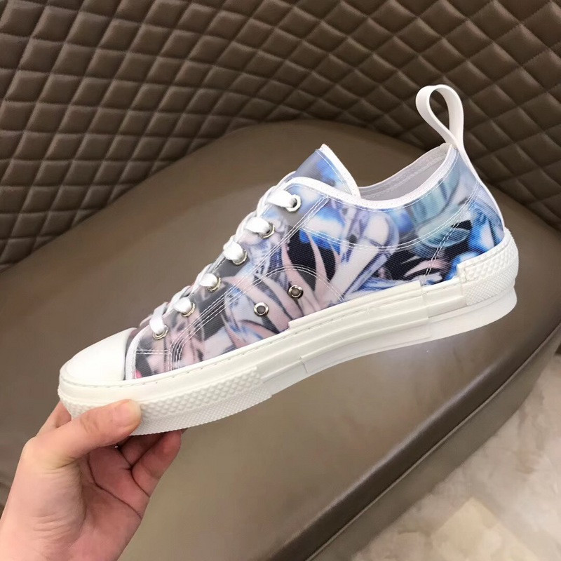 dio* b23 flowers technical canvas low-top sneaker