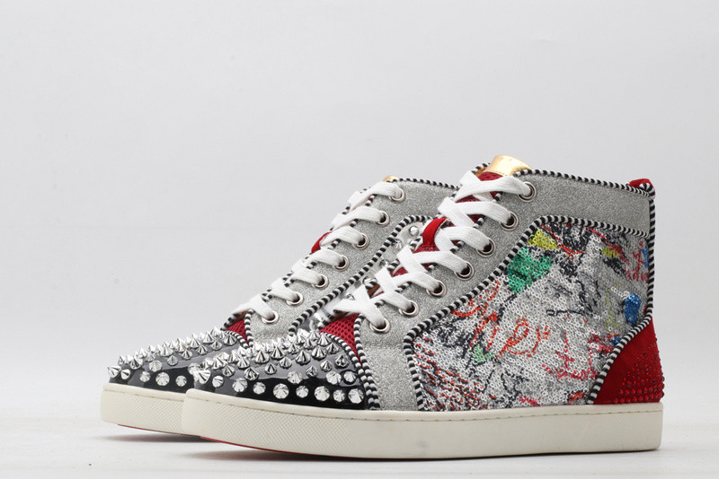 chian louin high top sneaker
