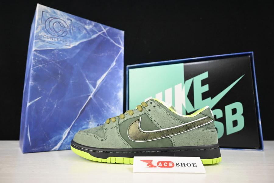nike sb dunk low concepts green lobster bv1310-337