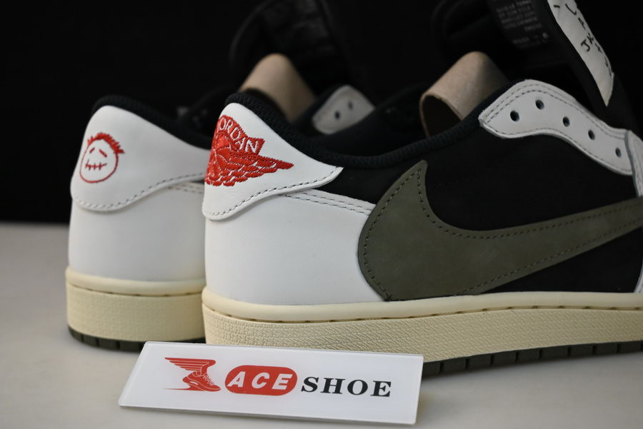 travis scott x air jordan 1 low og “olive” dz4137-106