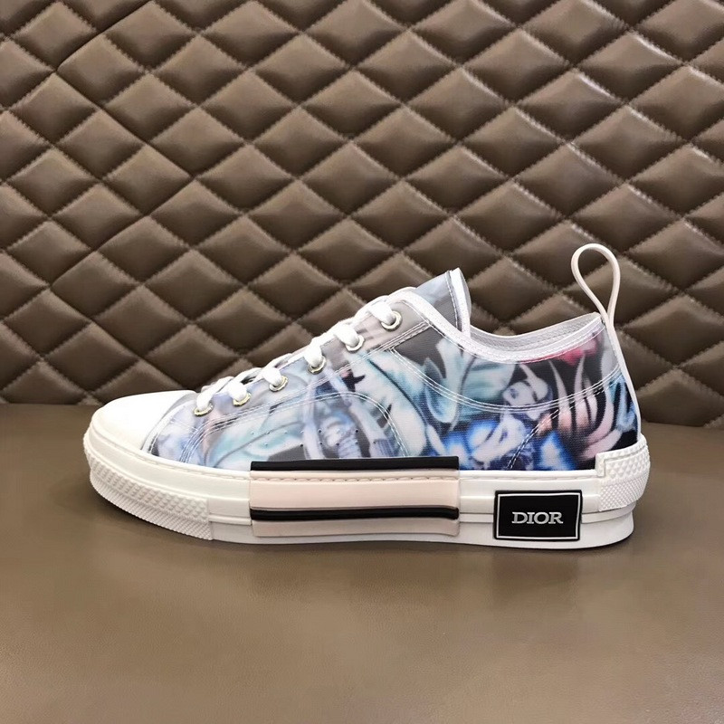 dio* b23 flowers technical canvas low-top sneaker