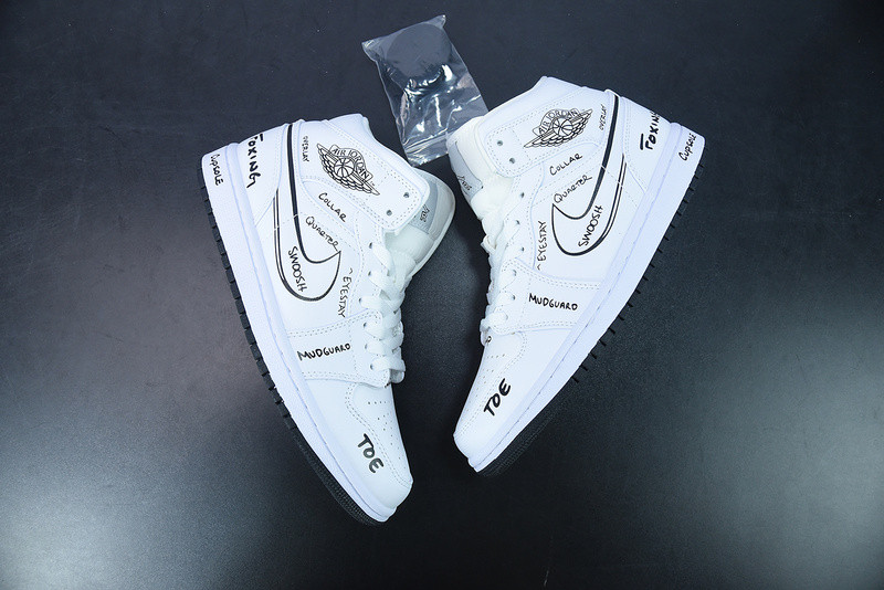 air jordan 1 mid “schematic” dq1864-100