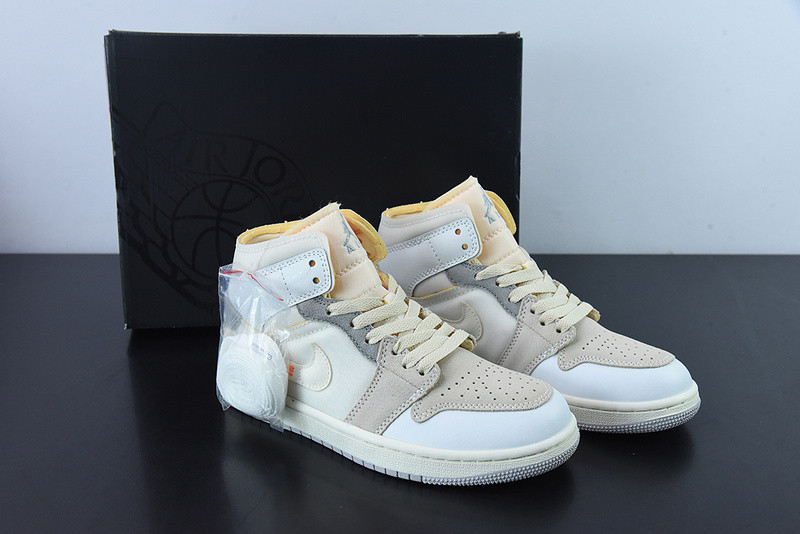 air jordan 1 mid craft “inside out” dm9652-100