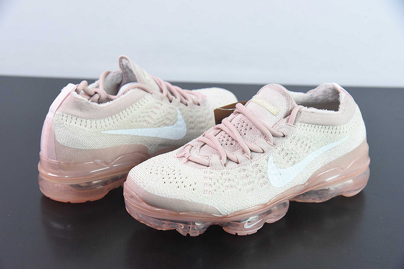 nike vapormax 2023 flyknit w "oatmeal/pearl pink" dv6840-101