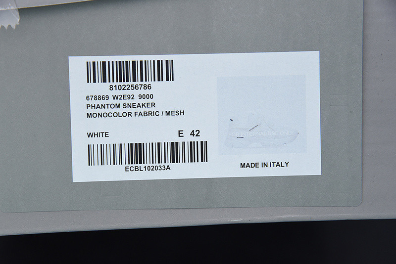 bc phantom sneaker monocolor fabric/ mesh 678869 w2e92 9000