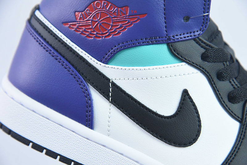 air jordan 1 mid teal purple dq8426-154