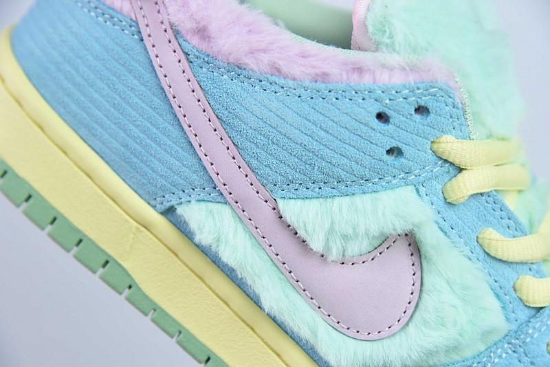 verdy x nike sb dunk low “visty” fn6040-400