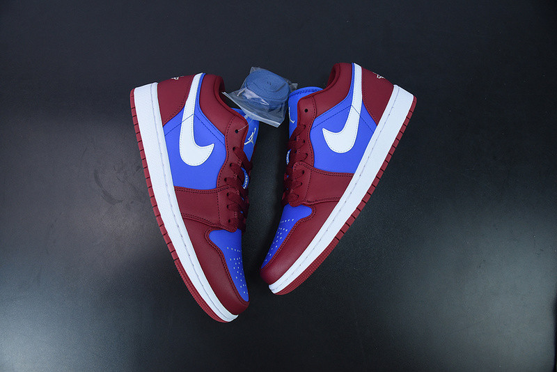 air jordan 1 low pomegranate medium blue dc0774-604