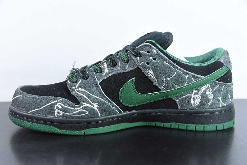 there skateboards x nike sb dunk low hf7743-001