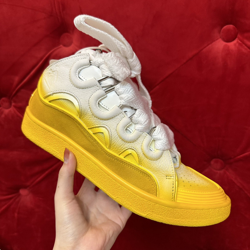 lanvin curb sneaker