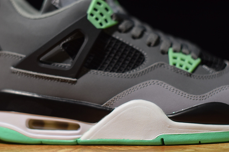air jordan 4 retro "green glow" 308497-033
