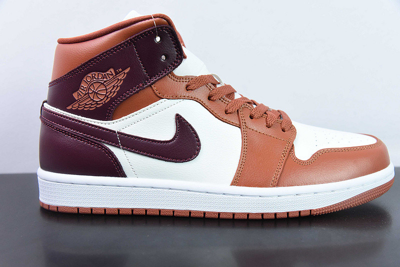 air jordan 1 mid ''sky j orange'' bq6472-200