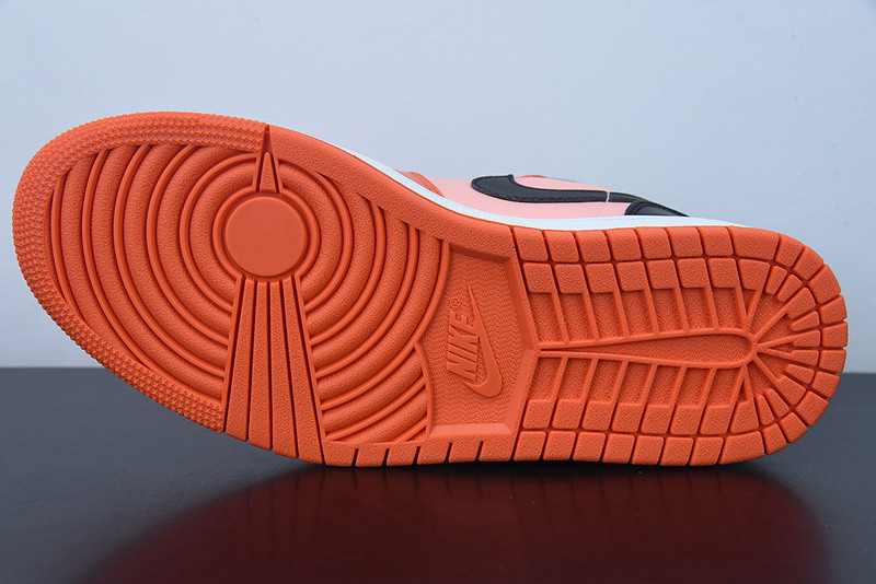 air jordan 1 low orange black dm3379-600