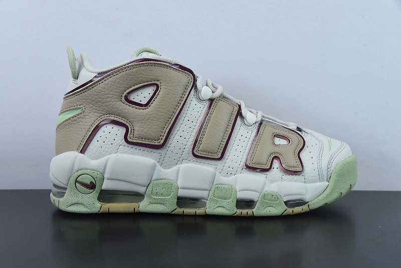nike air more uptempo shoes "earthy" light bone dx8955-001