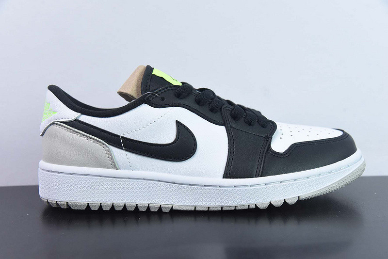 air jordan 1 low golf "black/white/volt" dd9315-108