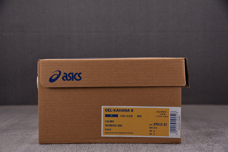 As*ic*s gel‑kahana 8 white/black 1011b133‑100