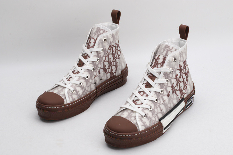 dio* b23 oblique high-top sneaker