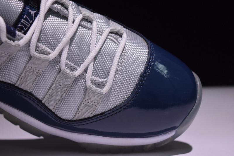air jordan 11 retro low bg (gs) "georgetown" 528896-007