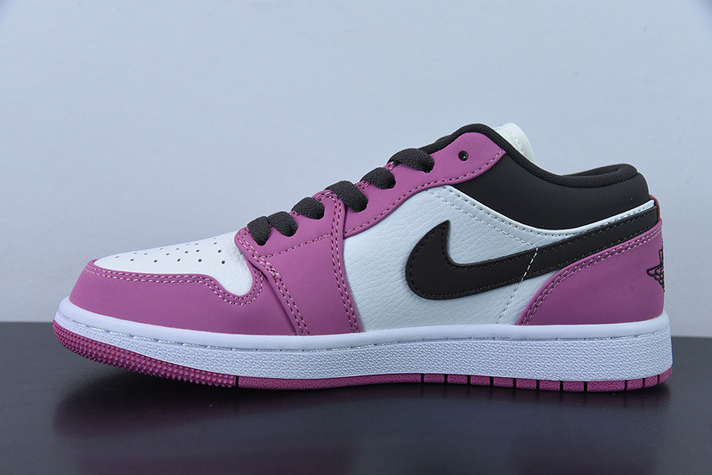 nike air jordan 1 low berry powder white black dc1767-160