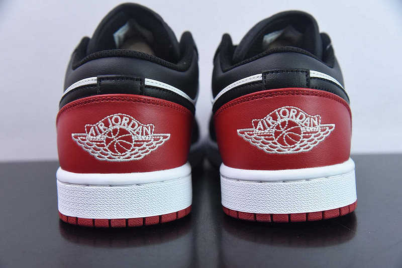 air jordan 1 low bred toe 553558-161