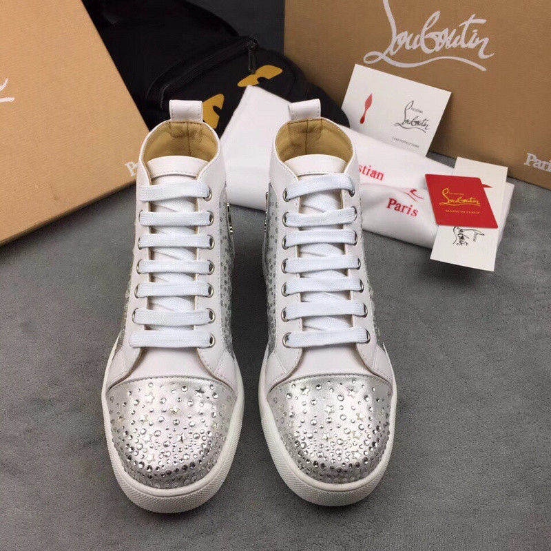 chian louin high top sneaker