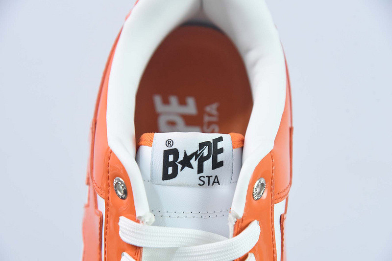 a bathing ape bape sk8 sta orange
