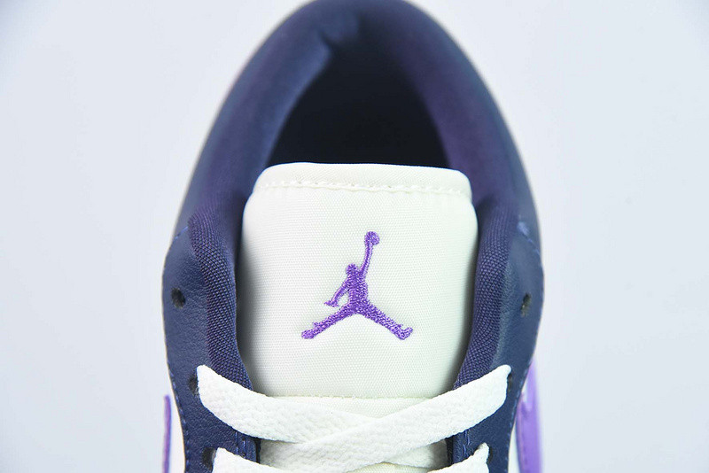 air jordan 1 low womens "purple/sail" dc0774-502