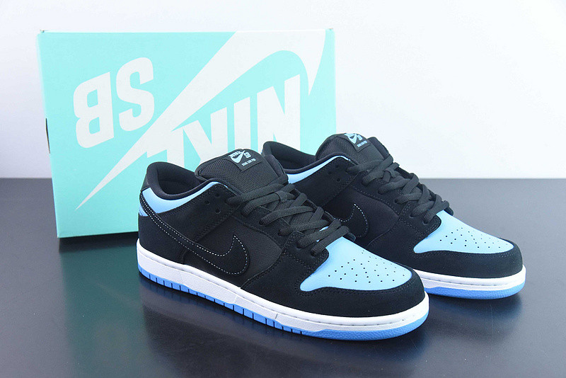 nike sb dunk low black university blue 304292-048