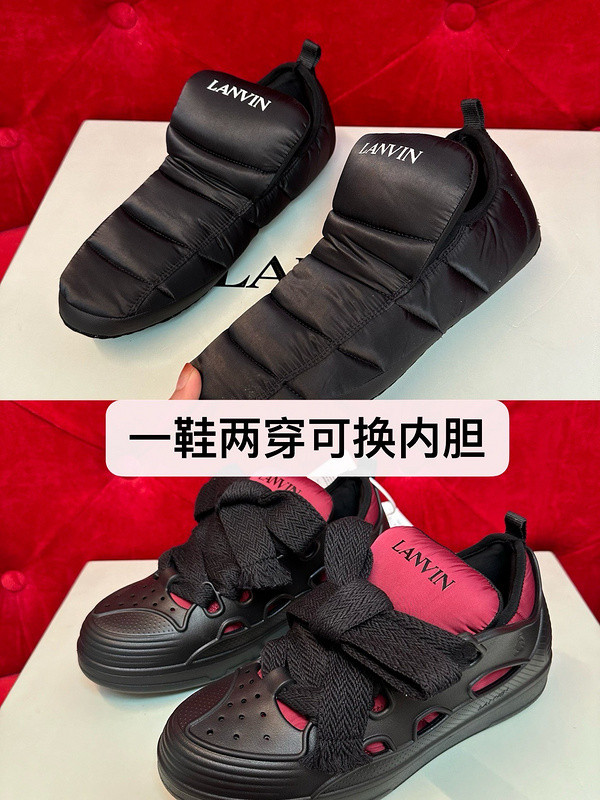 lanvin curb sneaker