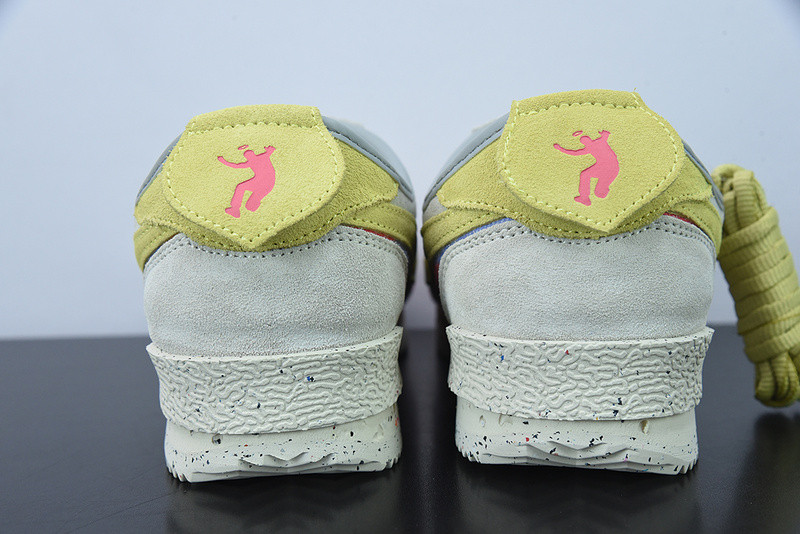 union x nike cortez yellow purple red dr1413-100