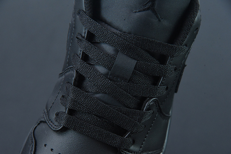 air jordan 1 low triple black (2022) 553558-093
