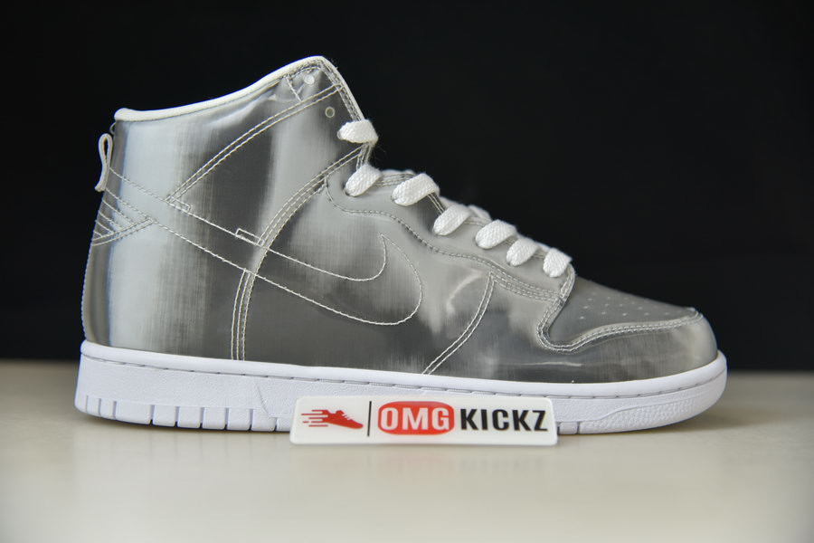 nike dunk high clot metallic silver dh4444-900