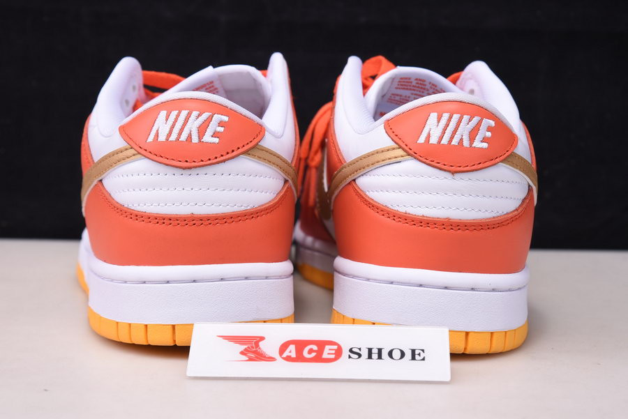 nike dunk low “golden orange” dq4690-800