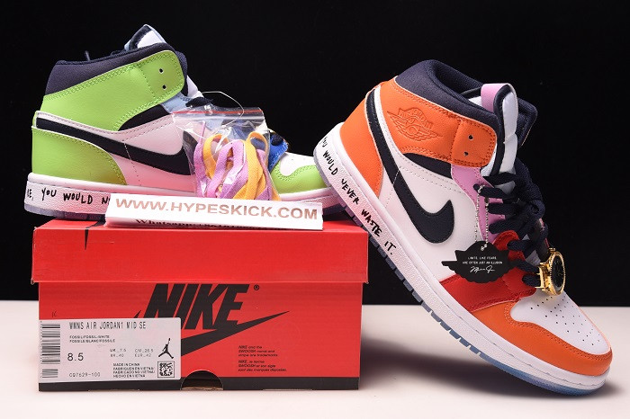 melody ehsani air jordan 1 mid fearless cq7629-100