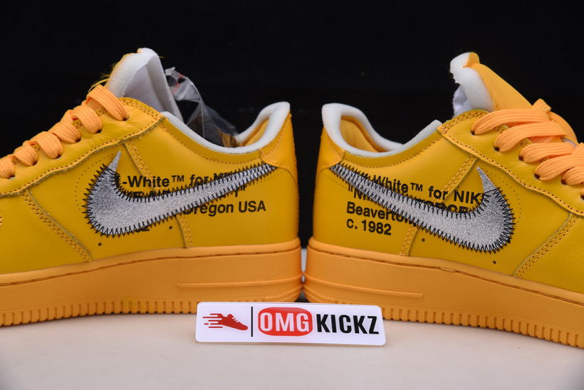 nike of x air force 1 low university gold dd1876-700