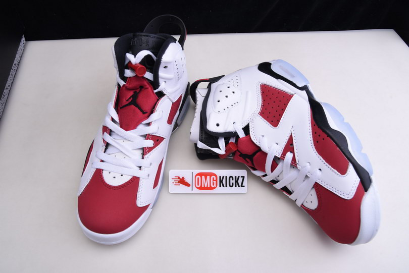 air jordan 6 retro "carmine" 2021 ct8529-106