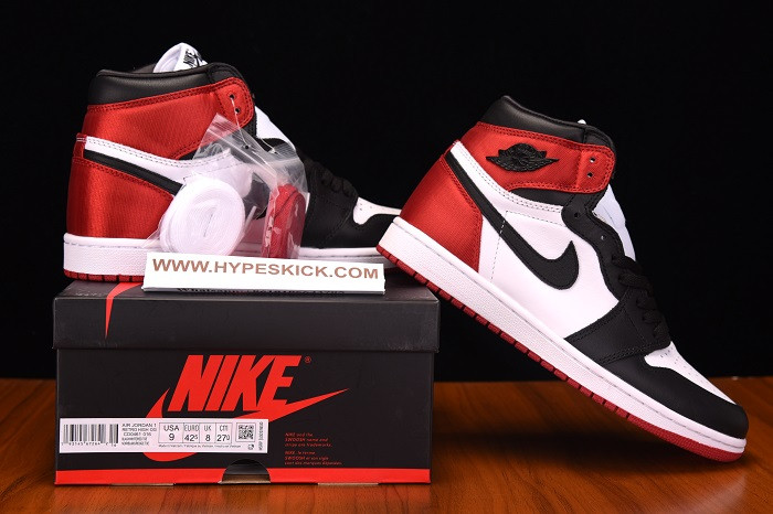 air jordan 1 satin black toe cd0461-016